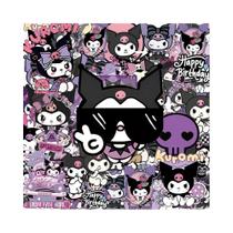 Adesivos Kawaii Sanrio Kuromi Em Cartoon, 10, 30, 50 Peças, Transparentes, Impermeáveis, DIY Para