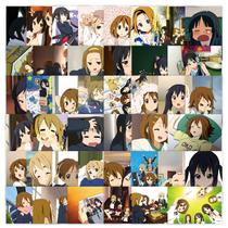 Adesivos Kons Waterproof Vinyl Anime 64 unidades/lote para laptop