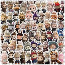 Adesivos Labubu Cute Rabble Doll 62 unidades de vinil impermeável Adesivos Labubu Cute Rabble Doll 62 unidades de vinil impermeável