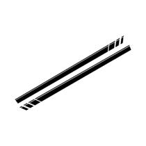 Adesivos Laterais De PVC Estilo Racing Para VW Volkswagen Polo 6R 6C 9N2 9J GTI, 2PCS, Decalques De