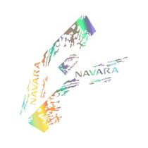 Adesivos Laterais Para Caminhonete Nissan Navara SL ST, Decalque Vinílico Decorativo Grunge,