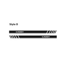 Adesivos Laterais Para Porta De Carro VW Caddy MK1 MK2 MK3 MK4 2 Peças Decalques De Vinil Maxi Kombi