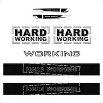 Adesivos Lateral Soleira Aplique Strada Hard Working Preto Adesivos Lateral Soleira Aplique Strada Hard Working Preto