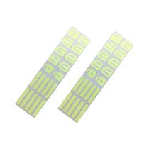 Adesivos Luminosos Para Interruptor De Vidro De Carro Em 3 Cores, Decalques Fluorescentes Para