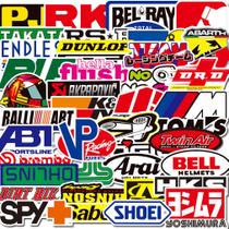 Adesivos, marca de motocicletas, carro, skate, mala, tablet x100