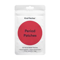 Adesivos menstruais Kind Patches Period Relief com ferro (30 unidades)