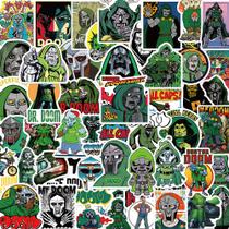 Adesivos Mf Dooms, vinil impermeável, anime, 50 unidades/lote