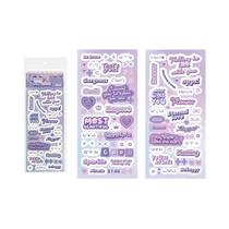 Adesivos Mini Kawaii Pacote Com 2 Folhas Para Cadernos Diários Manuais Álbuns De Recortes Adesivos