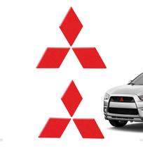 Adesivos Mitsubishi Outlander 2011/2015 Emblema Genérico Par Adesivos Mitsubishi Outlander 2011/2015 Emblema Genérico Par
