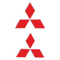 Adesivos Mitsubishi Outlander 2011/2015 Emblema Genérico Par Adesivos Mitsubishi Outlander 2011/2015 Emblema Genérico Par