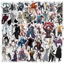 Adesivos Monsters Devils, vinil impermeável, anime, 50 unidades Adesivos Monsters Devils, vinil impermeável, anime, 50 unidades
