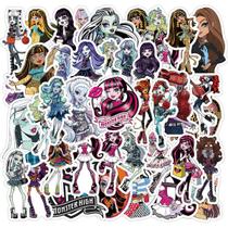 Adesivos Monsters Highs School Anime Cartoon 50 unidades de PVC