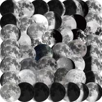 Adesivos Moon Phases à prova d'água, 50 unidades para laptop e muito mais Adesivos Moon Phases à prova d'água, 50 unidades para laptop e muito mais