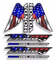 Adesivos Moto Bandeira Estados Unidos Resinado Wb 612 Adesivos Moto Bandeira Estados Unidos Resinado Wb 612