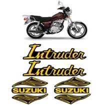 Adesivos Moto Suzuki Intruder 125 Dourado 2002/ Alto Relevo Adesivos Moto Suzuki Intruder 125 Dourado 2002/ Alto Relevo
