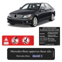 Adesivos Motor W204 Mercedes C-class E Coupe Sport 2001/2011