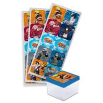 Adesivos Naruto Quadrado Pra Decorar Tubetes e Caixa Acrílica de Aniversário