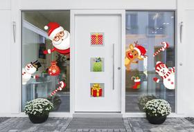 adesivos natal para vitrines e portas