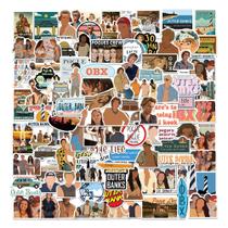 Adesivos Outers Banks, vinil impermeável, anime, 100 unidades