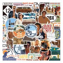 Adesivos Outers Banks, vinil impermeável, anime, 50 unidades/lote