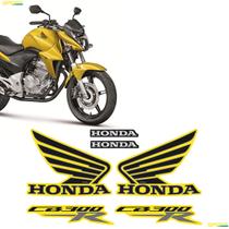 Adesivos P/ Cb 300r 2013 Moto Amarela Asa Genérico