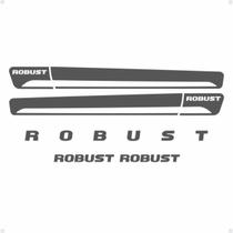Adesivos P/ Saveiro Robust 2014/ Faixa Grafite Genérico