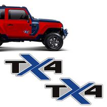 Adesivos P/ Troller Tx4 20/21 Portas Lateral Azul Genérico