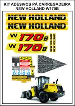 Adesivos Pá Carregadeira New Holland W170B