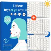 Adesivos para acne e espinhas LitBear para dia e noite 588 pontos