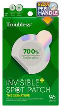 Adesivos para Acne, Invisible Spot Patch, 96 Unidades, Troubless