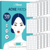 Adesivos para acne LitBear 720 Patches de 3 tamanhos de hidrocolóide