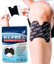 Adesivos para alívio da dor Koprez Herbal de longa duração, 12 unidades