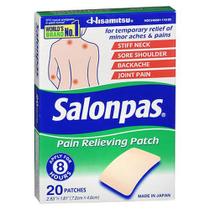 Adesivos para alívio da dor Salonpas 20 cada por Salonpas (pacote com 6)