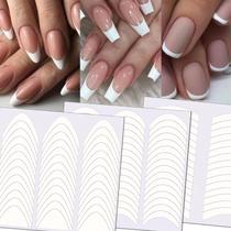 Adesivos para Arte de Unhas TailaiMei 1368 Peças Manicure Francesa