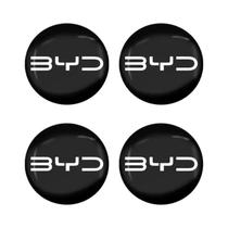 Adesivos Para Capas De Roda De Carro De Alumínio De 56mm Para BYD Atto 3 Act Tang F3 E6 Yuan Song Adesivos Para Capas De Roda De Carro De Alumínio De 56mm Para BYD Atto 3 Act Tang F3 E6 Yuan Song
