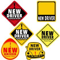 Adesivos para carros New Driver Warning 6 unidades/lote autoadesivos Adesivos para carros New Driver Warning 6 unidades/lote autoadesivos