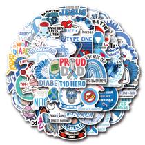 Adesivos para diabéticos, 55 peças de vinil impermeável, anime, 5-7 cm