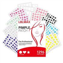Adesivos para espinhas LBLMAX para rosto com ácido salicílico (1296 unidades)