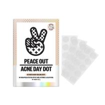 Adesivos para espinhas PEACE OUT Acne Day Dot 40 Dots Adesivos para espinhas PEACE OUT Acne Day Dot 40 Dots