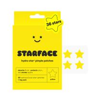 Adesivos para espinhas Starface Hydro-Star amarelos, 36 unidades