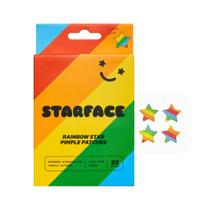 Adesivos para espinhas Starface Rainbow Stars, hidrocolóide, 32 unidades
