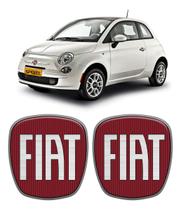 Adesivos Para Fiat 500 2009/2017 Emblemas Vermelho Genérico Adesivos Para Fiat 500 2009/2017 Emblemas Vermelho Genérico