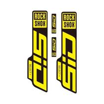 Adesivos Para Garfo Dianteiro ROCKSHOX SID SELECT Azul Laranja 4 Peças Em Vinil Transparente Durável Adesivos Para Garfo Dianteiro ROCKSHOX SID SELECT Azul Laranja 4 Peças Em Vinil Transparente Durável