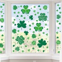 Adesivos para janelas AKEROCK St Patricks Day Shamrock 109 unidades Adesivos para janelas AKEROCK St Patricks Day Shamrock 109 unidades