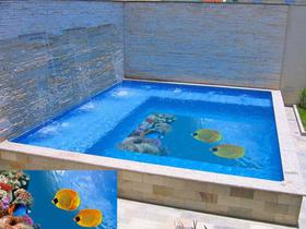 Adesivos Para Piscinas Com Proteção UV 1m x 1m