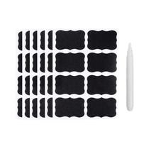 Adesivos Para Quadro Negro Canetas Brancas Etiquetas À Prova d'Água Para Frascos De Temperos Na