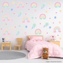 Adesivos para Quarto Decorativo Arco-íris Menina