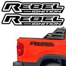 Adesivos Para Ram 2025 Rebel Ignition Preto Texturizado Par Adesivos Para Ram 2025 Rebel Ignition Preto Texturizado Par