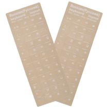 Adesivos para teclado MUBUY-GOL em russo transparentes, 2 unidades Adesivos para teclado MUBUY-GOL em russo transparentes, 2 unidades