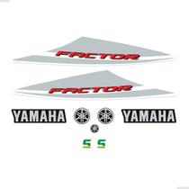Adesivos Para Yamaha Factor 125 Ybr 2014 Moto Branca + Logos